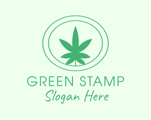 Green Natural Marijuana logo design