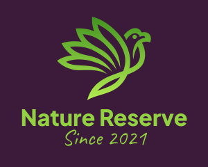 Nature Canary Bird logo design