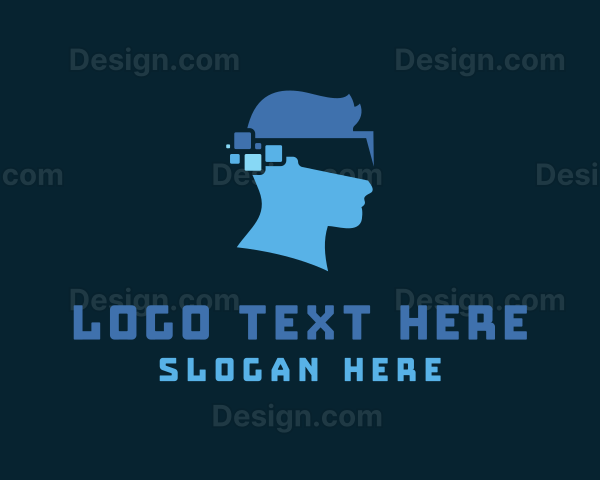 Pixel Head Goggles Logo