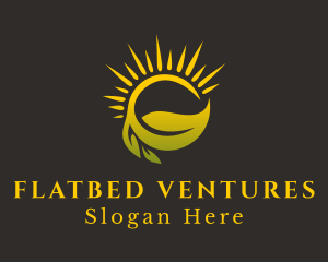 Sunshine Leaf Farm logo design