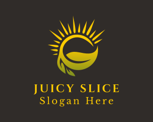 Sunshine Leaf Farm logo design