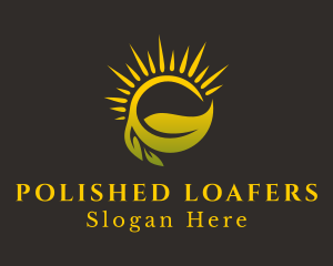 Sunshine Leaf Farm logo design