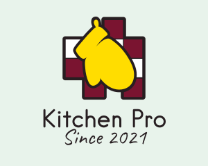 Kitchen Cooking Mitten logo design