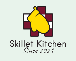 Kitchen Cooking Mitten logo design