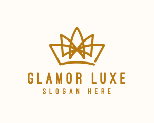 Gold Crown Accessory logo design