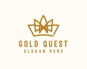 Gold Crown Accessory logo design