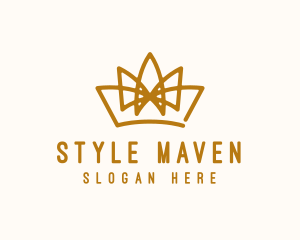 Gold Crown Accessory logo design