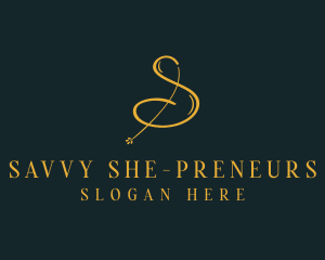 Luxury Boutique Letter S logo design