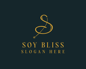 Luxury Boutique Letter S logo design