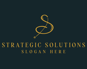 Luxury Boutique Letter S logo design