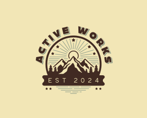 Mountain Peak Trekking logo design