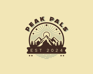 Mountain Peak Trekking logo design