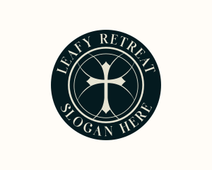 Religious Cross Spiritual logo design