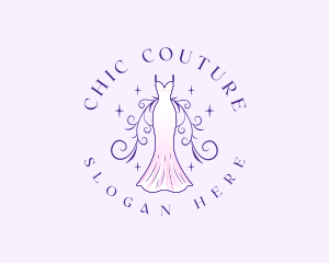 Fashion Gown Boutique logo design