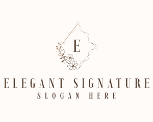 Floral Beauty Salon logo design