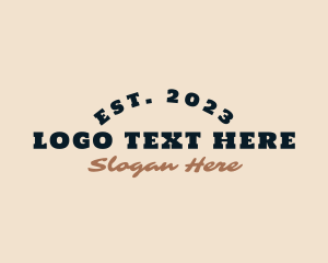 Novelty Retro Wordmark logo