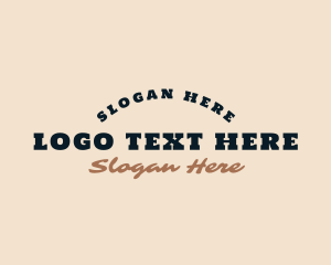 Novelty Retro Wordmark Logo