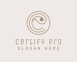 Elegant Paisley Textile logo design