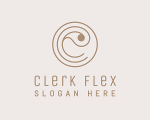 Elegant Paisley Textile logo design