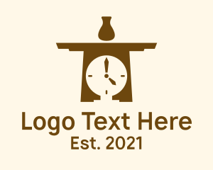 Clock Table Vase logo