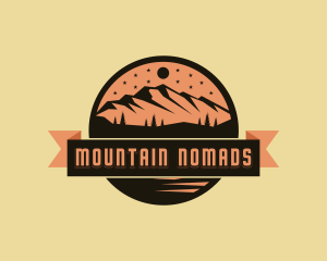 Mountain Trekking Summit logo design