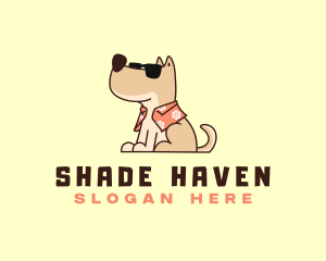 Beach Dog Sunglasses logo design