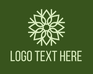 Organic Leaf Pattern Logo