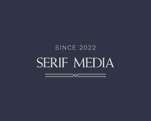 Professional Serif Wordmark logo