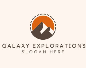 Mountain Travel Alpine logo design