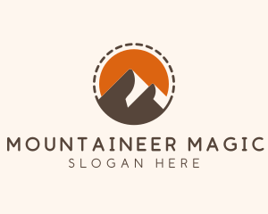 Mountain Travel Alpine logo design