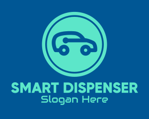 Blue Smart Car logo design