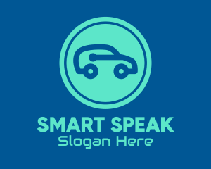 Blue Smart Car logo design