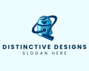 Housekeeping Vacuum Cleaner logo design