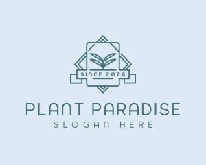 Organic Plant Boutique logo design