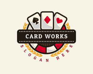 Casino Card Gaming logo design