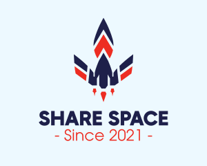 Space Shuttle Launch logo design