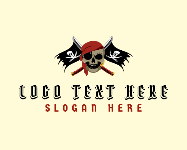 Pirate logo example 1