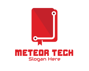 Tech Book Manual logo design