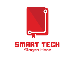 Tech Book Manual logo design