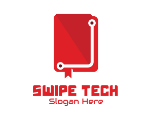 Tech Book Manual logo design