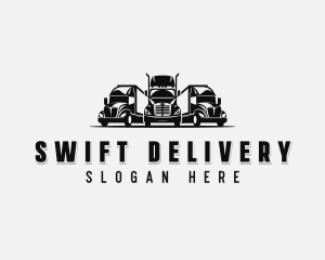 Delivery Dispatch Truck logo design