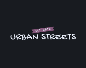 Urban Street Wear Wordmark logo design