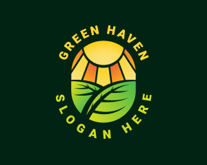 Sun Leaf Gardening logo
