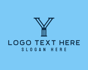 Authority - Generic Initial Letter Y Column logo design