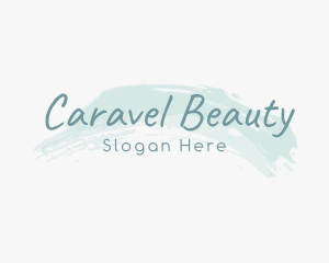 Watercolor Brush Beauty logo design