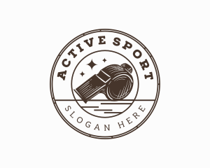 Rustic Sports Whistle logo