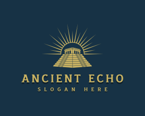 Historical Landmark Pyramid logo design