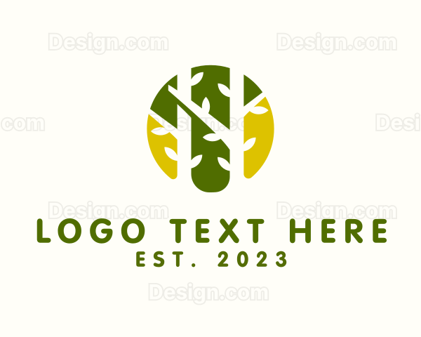 Forest Tree Nature Logo