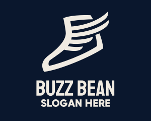 Wing Sneaker Shoe logo design