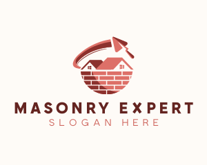 House Brick Cement  logo design